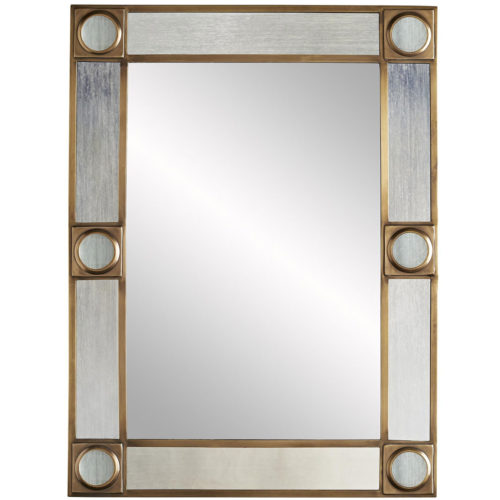 Cast Brass Mirror