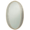 Antiqued Oval Mirror