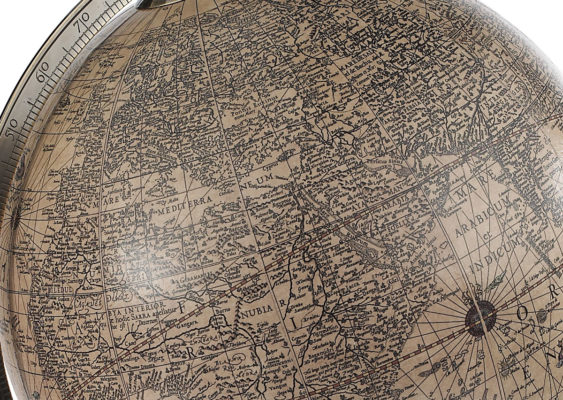 Hondius 1627 Globe with classic stand