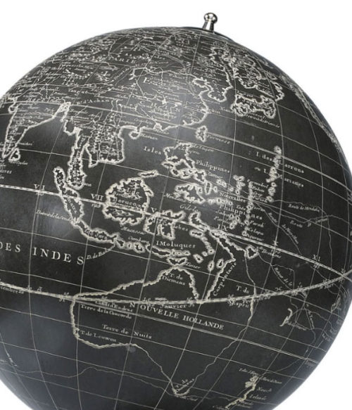 Vaugondy Noir Globe 1745