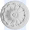 Delf decorative ceiling medallion is classic reproduction of historical designs.