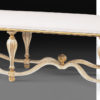Antiqued Ivory Bench