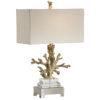 gold coral lamp