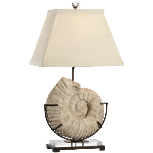 Malibu Beach shell lamp