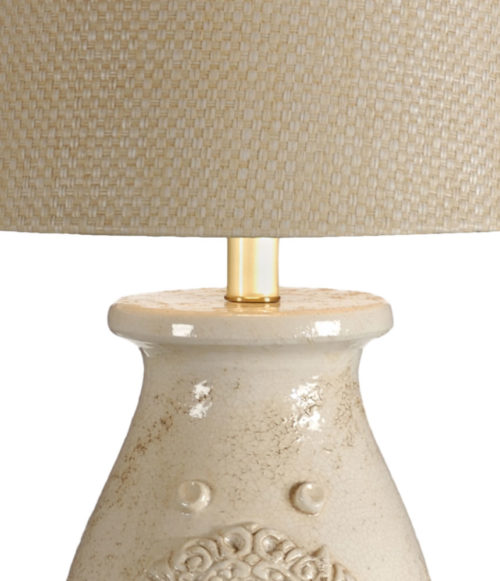 White Italian Ceramic Lamp