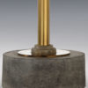 Concrete Base On Contemporary Table Lamp