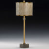 Iron Table Lamp In Antique Brass Finish