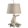 white driftwood lamp
