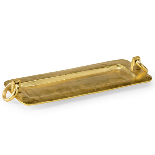 Gold Ring Handle Tray