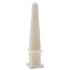 Cream Alabaster Obelisk