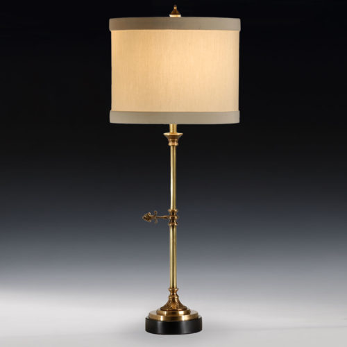 Brass Table Lamp With Adjustable Height