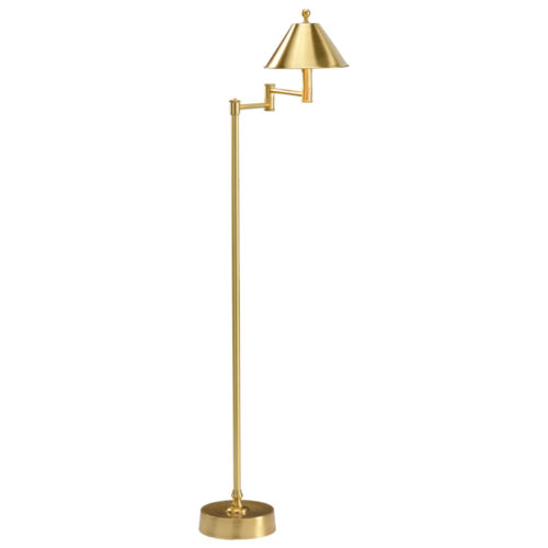 gold floor lamp