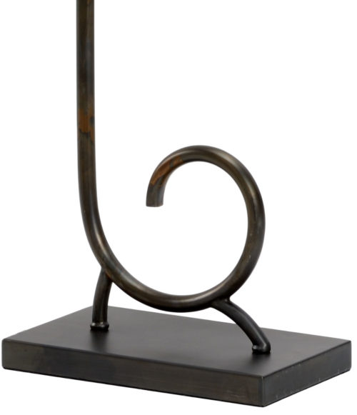 Scroll Design Of Bronze Floor Lamp
