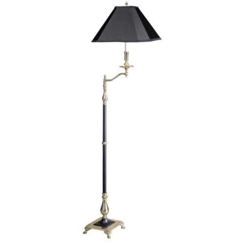 swing-arm floor lamp