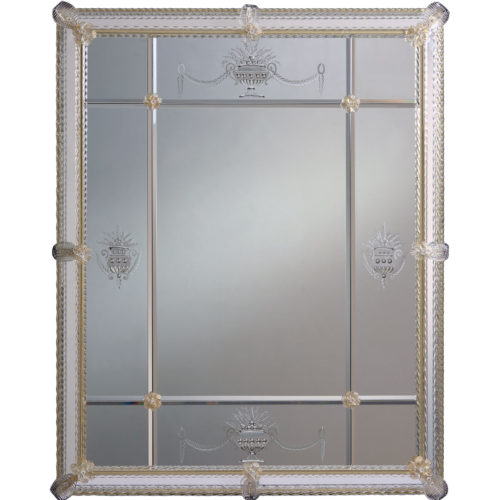 Rectangular Murano Glass Mirror