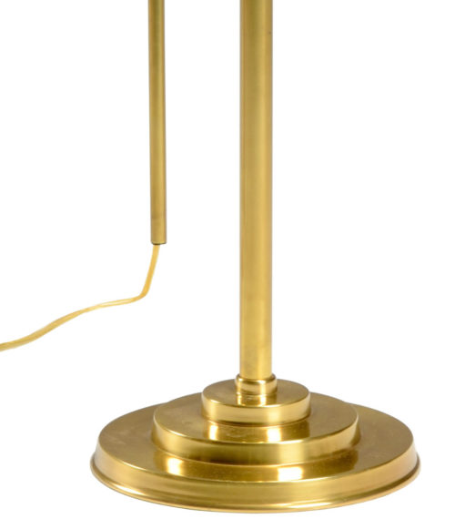 Brass Floor Lamp With Adjustable Height