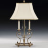 Antiqued Brass Table Lamp