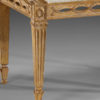 Bench - Antique - Gold Leaf - Upholstered - Wood Bench - Carved Wood Bench