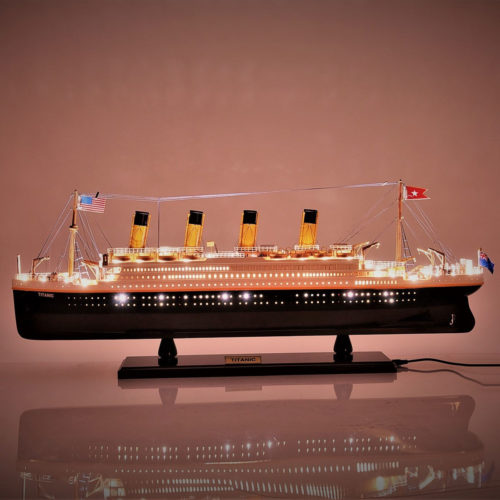 Titanic Ship Model with Lights