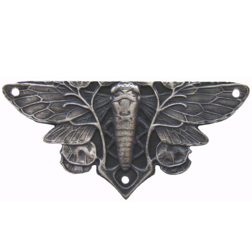 Cicada Hinge Plates (Antique Pewter)