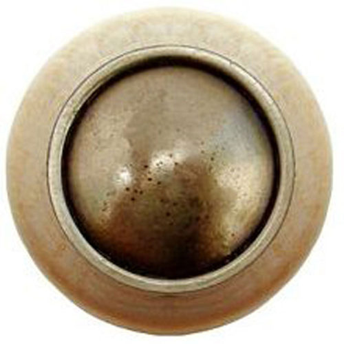Plain-Dome Natural Wood Knobs