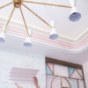 multi color finished modern crown molding; creative mill-work ideas; architectural decor inspiration; ceiling details; flexible molding design ideas