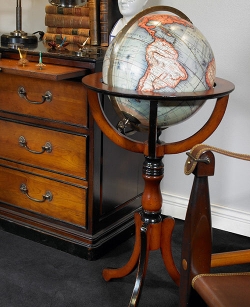 Library Globe With Floor Stand