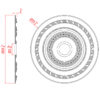 dimensions of san diego ceiling medallion