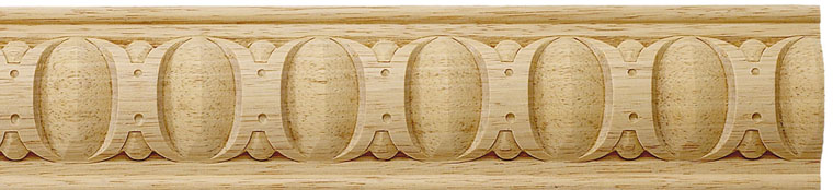 Scranton Egg-and-Dart Carved Wood Panel Molding