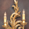 French Style Sconce With Leaf Motif Detailed Image