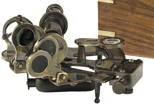 Sextant With Case