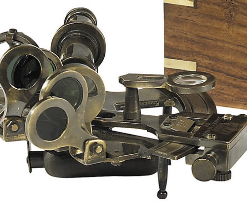 Sextant With Case