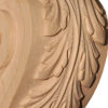 Hartford wood corbels are hand-carved with a classic acanthus leaf design on the front, scrolls and acorns on the sides. Corbels have two metal inserts on the back for easy installation. Hartford corbels are triple sanded, ready to accept final finish