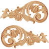 Our appliques and onlays are the perfect accent pieces to cabinetry, furniture, fireplace mantels, ceilings, and more. Each pattern is carefully crafted after traditional and historical designs