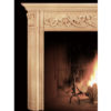 Both traditional by design and unconventional in spirit, Baltimore fireplace mantel brings together the strength of acanthus hand-carved capitals