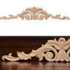 Santa Cristina center wood carvings are hand crafted from premium selected hardwoods. Wood carvings feature carved in deep relief leaf motif with scrolled leaf design