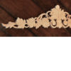 The spiral scrolling in a grape motif wood carving is the most generative figure in the history of carved wood ornaments