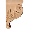 This hardwood bracket provides an additional support for shelves, kitchen counters, bars, fireplace mantel shelves. Jacksonville wood brackets carved in classic design.