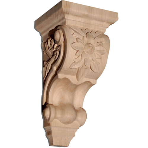 Wooden Corbel/ Hand Carved/ Decorative/ Turning/ Rosette Corbel *PICK QUANTITY* 
