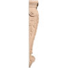 Portland large hardwood corbels are carved in a deep relief with acanthus leaf motif. On the sides corbels have a graceful curves and classic leaf scrolls design
