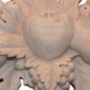 Carolina wood carving is hand-carved from premium selected North American hard maple with harvest motif. Carolina carving is triple sanded and ready to accept stain or paint