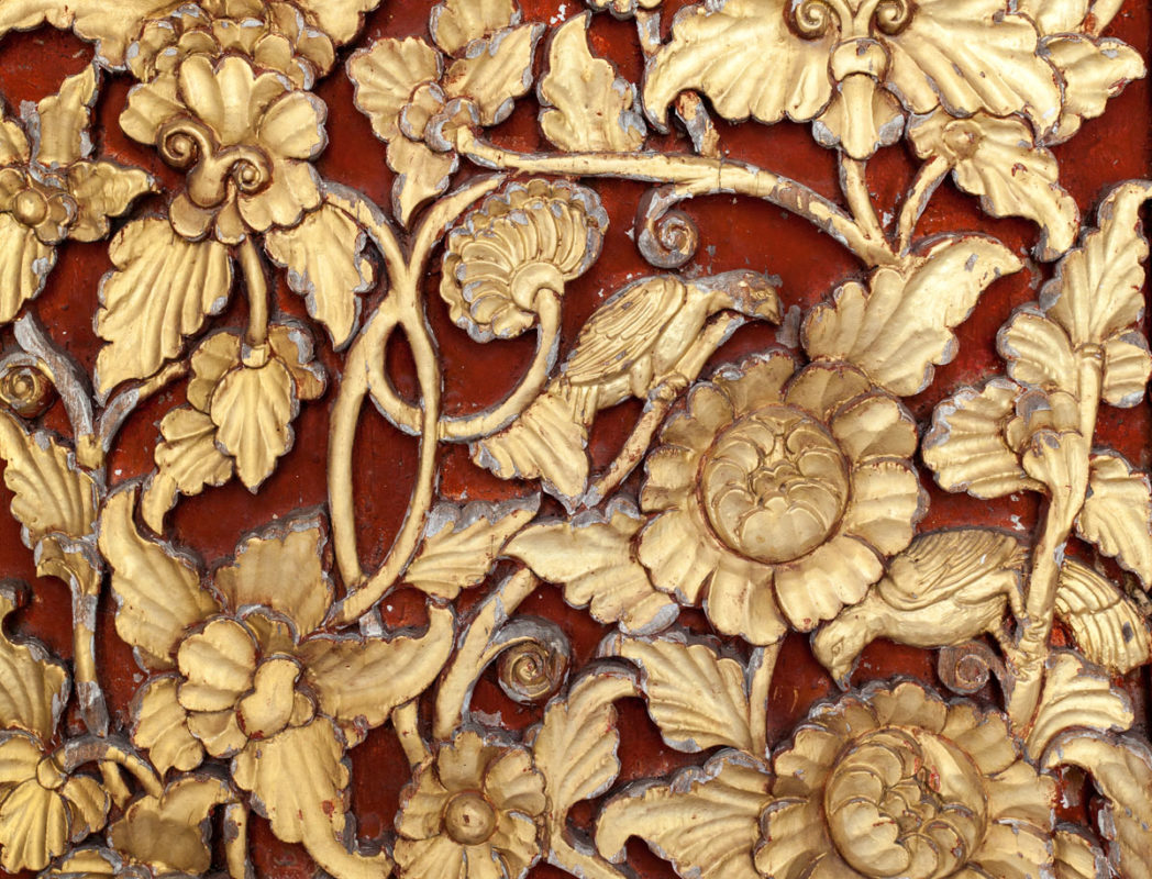 floral carving