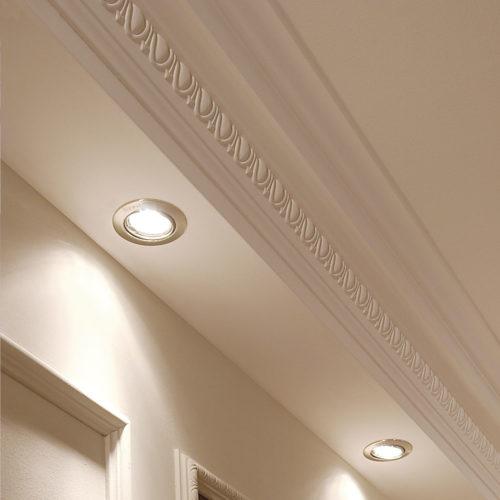 Interior with Berkeley L-molding; Molding for indirect lighting ideas; Molding and decor inspiration