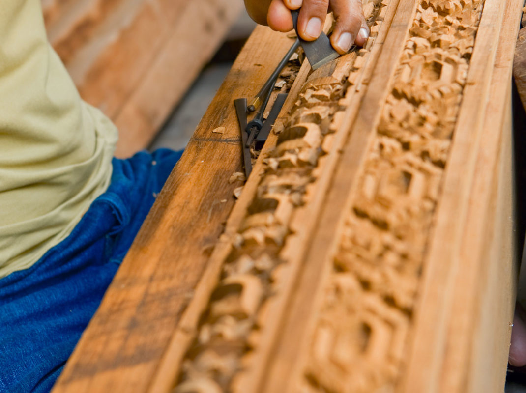 carved wood molding