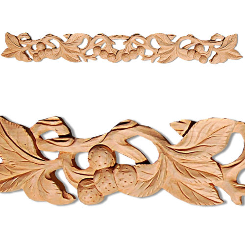 Quality carved wood pierced molding