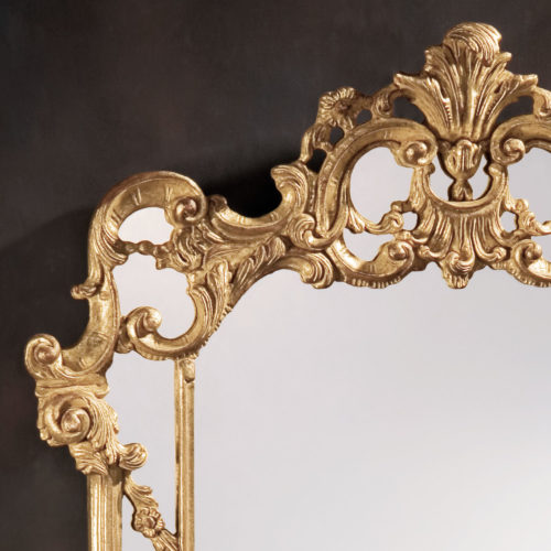 Italian Silver and Gold Leaf Mirrors