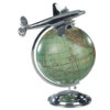 Travel the world in style… This globe with plane on the top make a perfect desktop accessory.