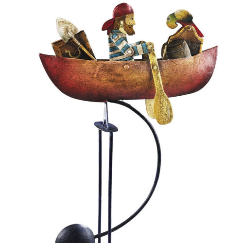 Pirate will row and row and row, once set on his voyage