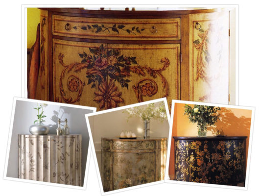 beautiful hand-painted furniture available at InvitingHome.com