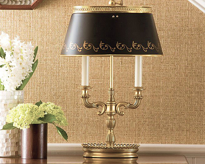 Lamps With Black Shades Bringing, Brass Desk Lamp With Black Shade